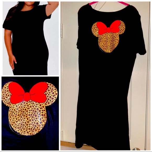 Forever 21 Dresses & Skirts - F21 Custom M. Mouse Graphic Ruched 3X Dress